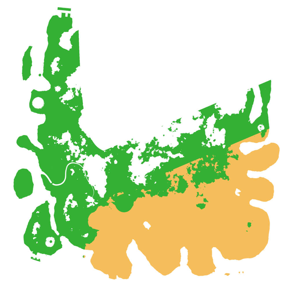 Biome Rust Map: Procedural Map, Size: 4500, Seed: 694208009
