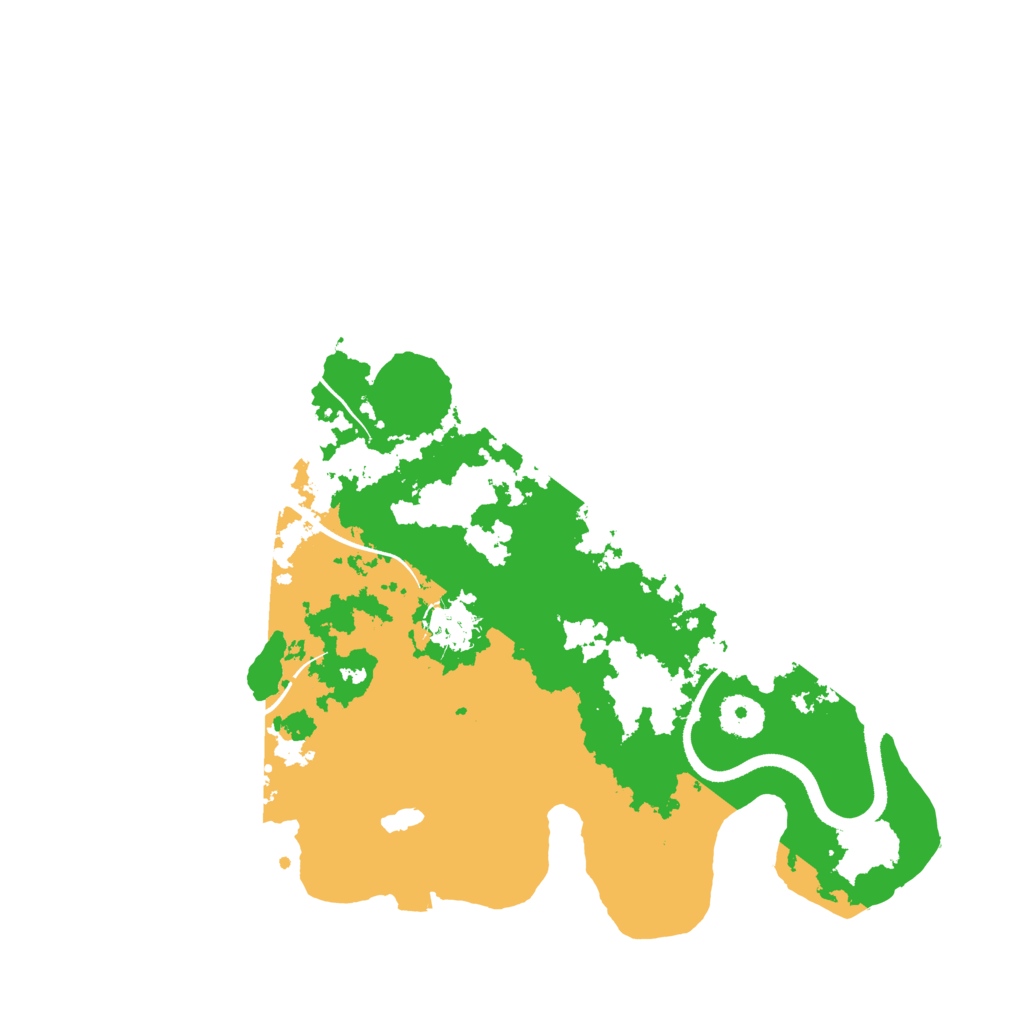 Biome Rust Map: Procedural Map, Size: 3500, Seed: 1439581395
