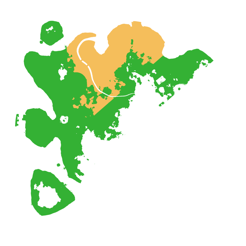 Biome Rust Map: Procedural Map, Size: 3000, Seed: 1285737309