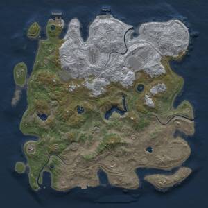 Thumbnail Rust Map: Procedural Map, Size: 4250, Seed: 354196510, 15 Monuments