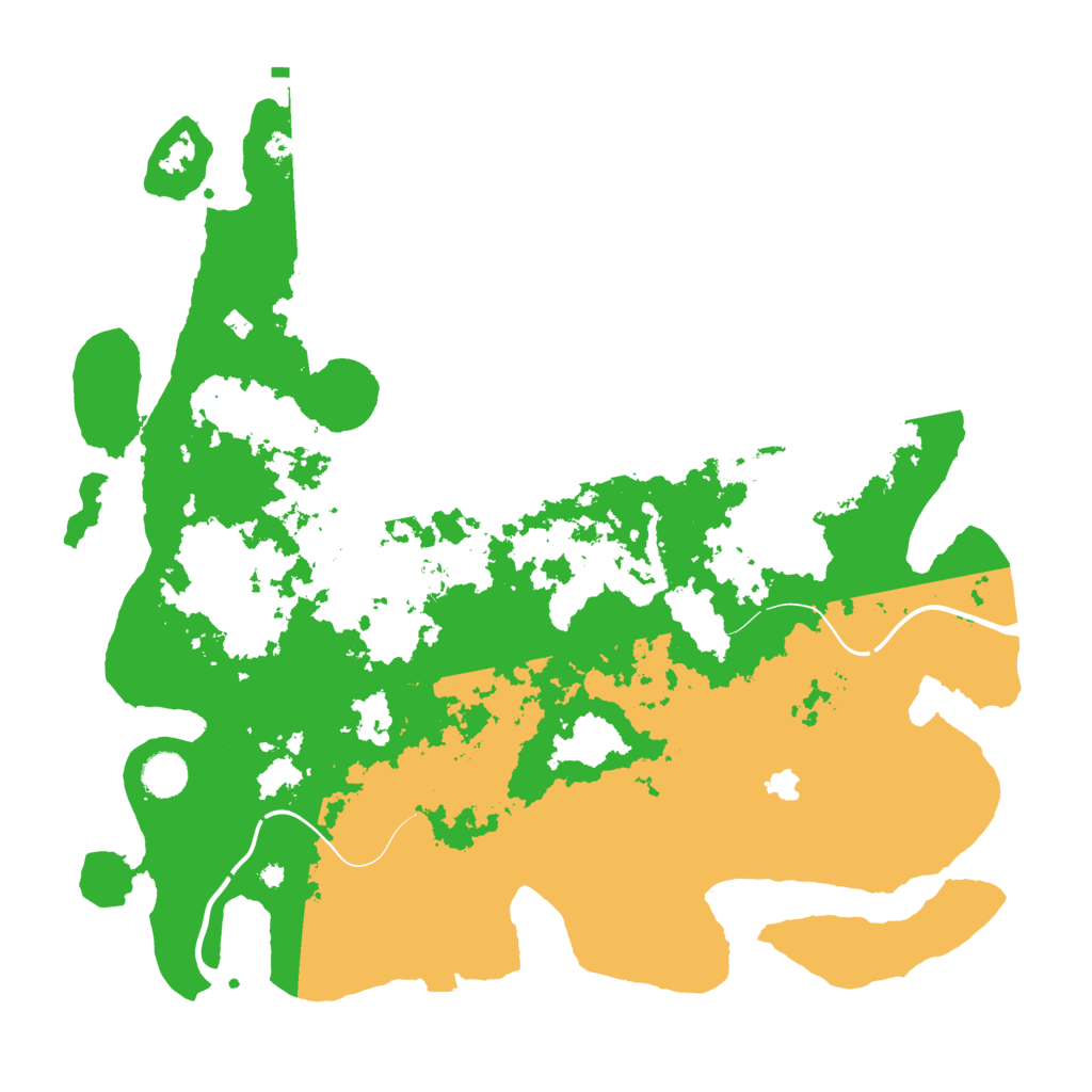 Biome Rust Map: Procedural Map, Size: 4250, Seed: 354196510