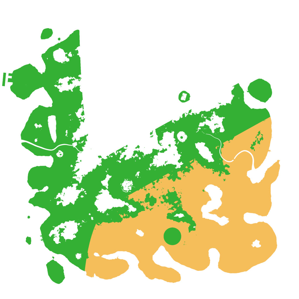Biome Rust Map: Procedural Map, Size: 4500, Seed: 1002815194