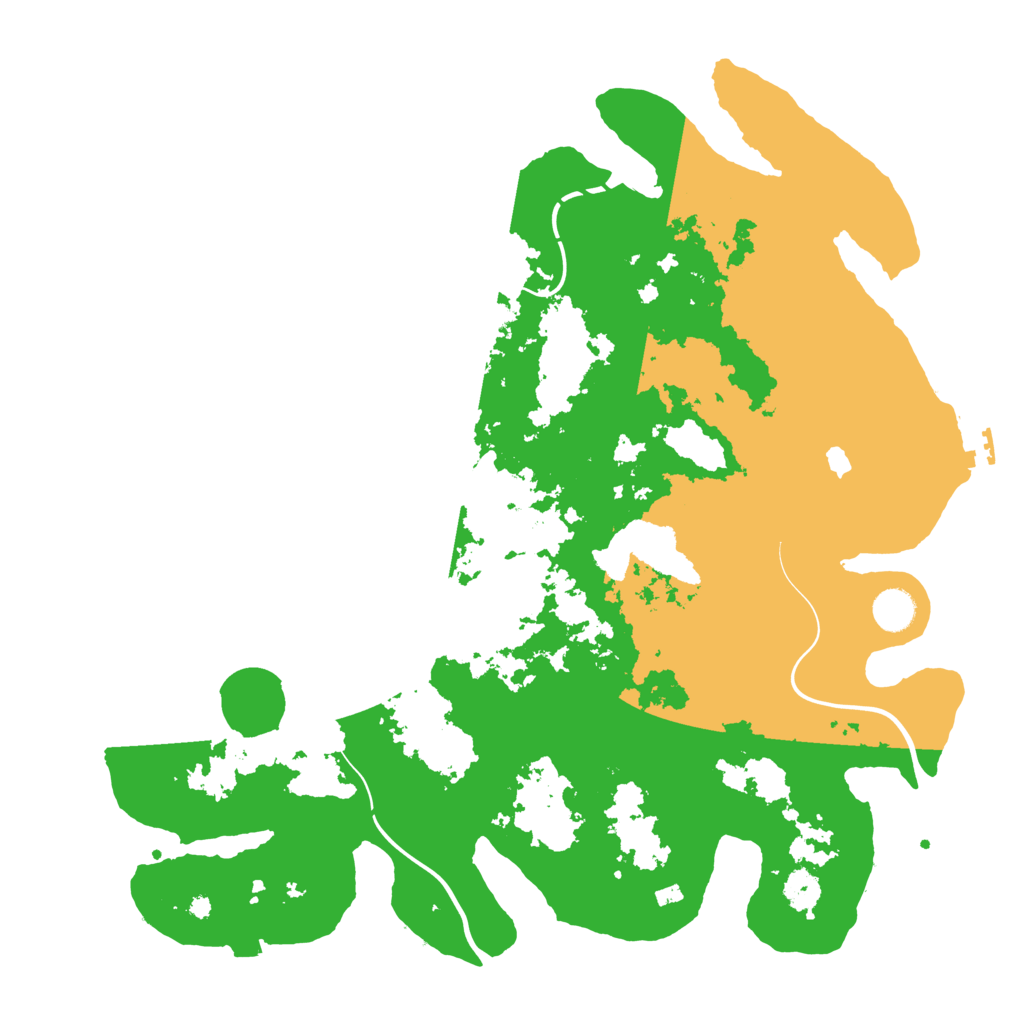 Biome Rust Map: Procedural Map, Size: 4250, Seed: 1317412596