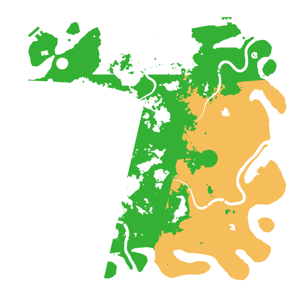 Biome Rust Map: Procedural Map, Size: 4500, Seed: 867047309
