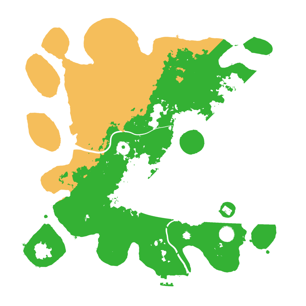 Biome Rust Map: Procedural Map, Size: 3500, Seed: 1428234444