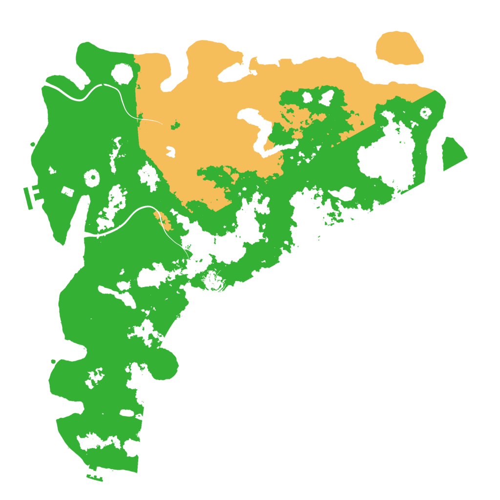 Biome Rust Map: Procedural Map, Size: 4500, Seed: 1988677596
