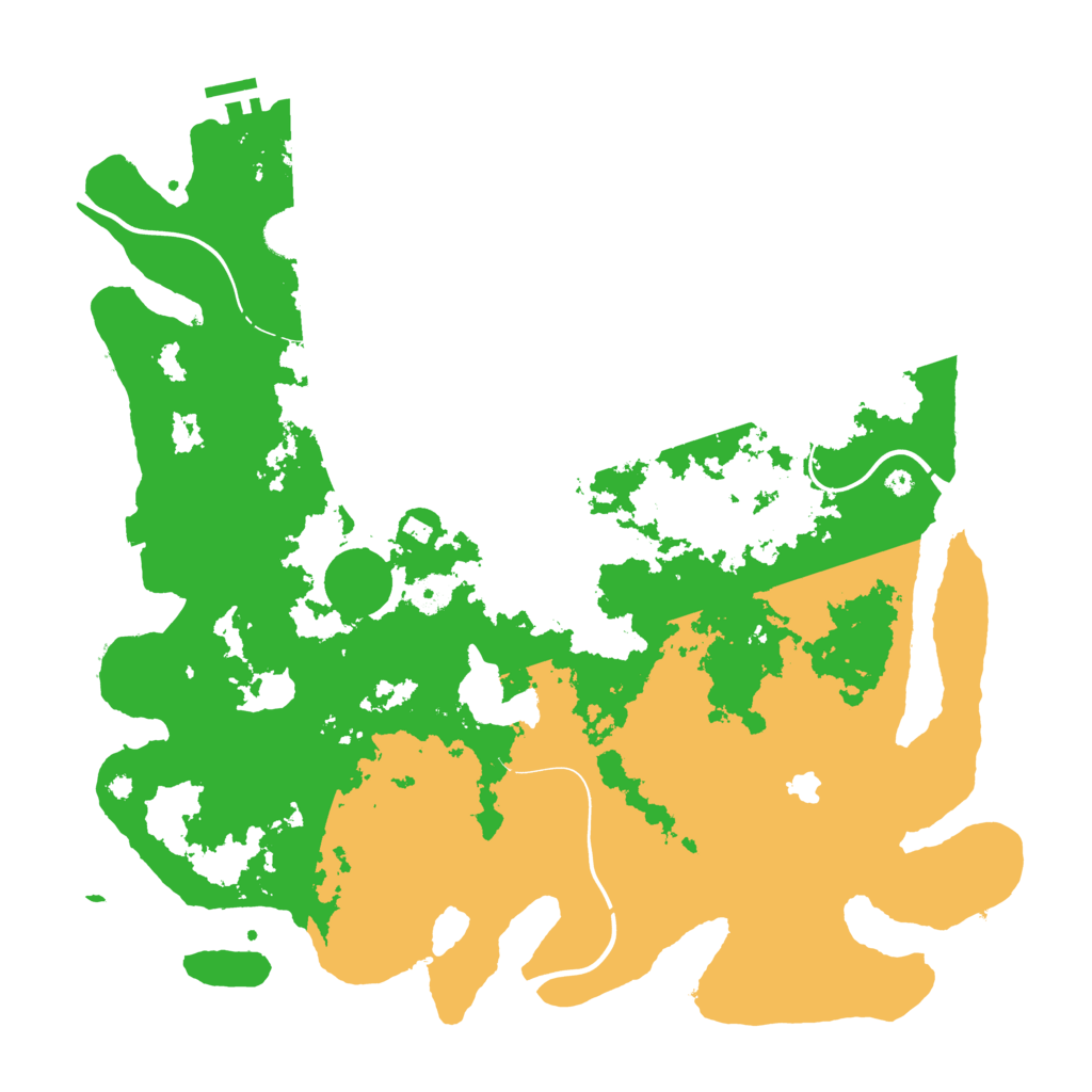 Biome Rust Map: Procedural Map, Size: 4250, Seed: 257028926