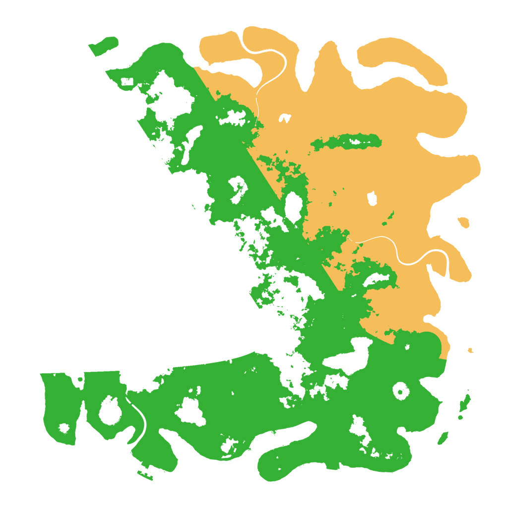 Biome Rust Map: Procedural Map, Size: 4500, Seed: 436338658