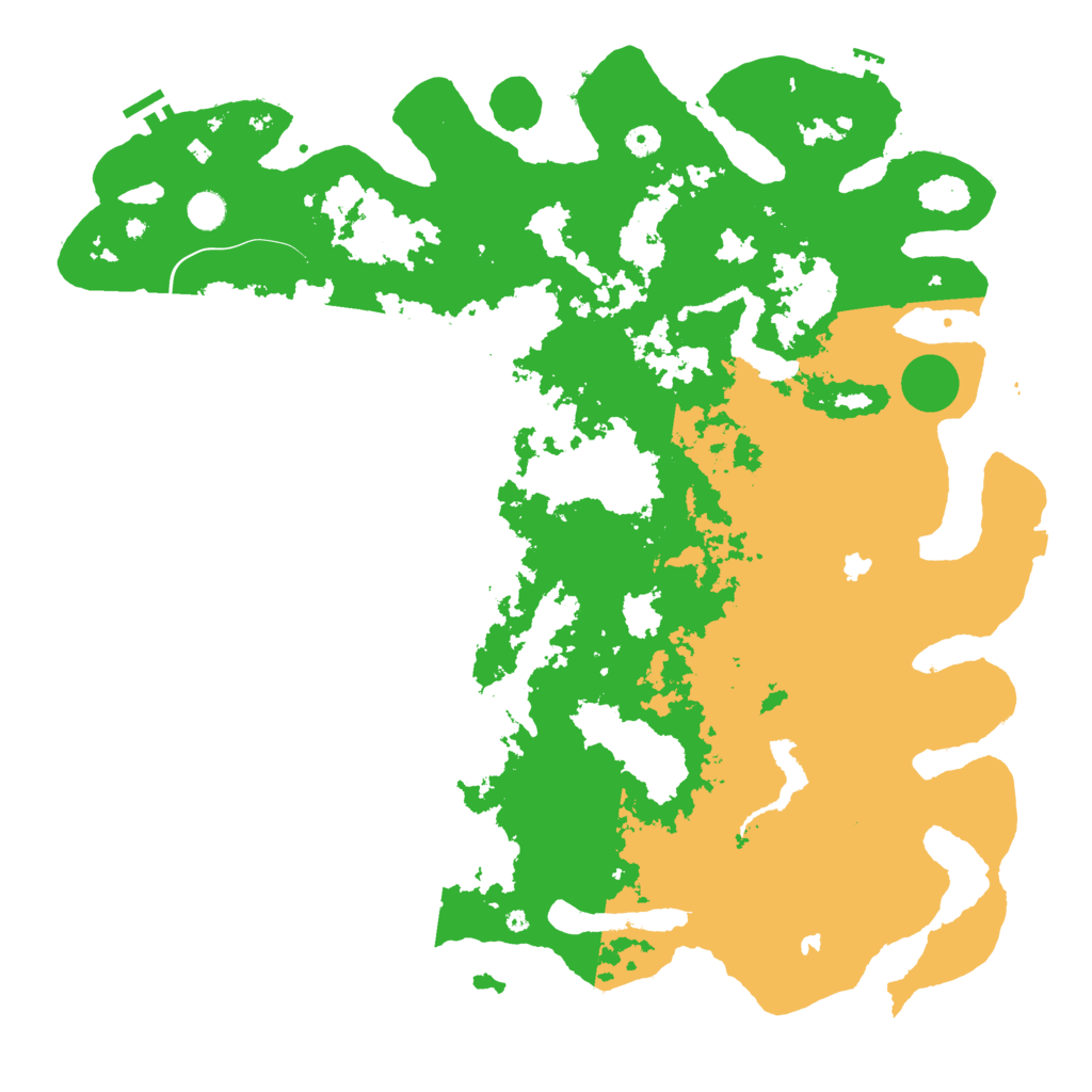 Biome Rust Map: Procedural Map, Size: 5000, Seed: 1015525528