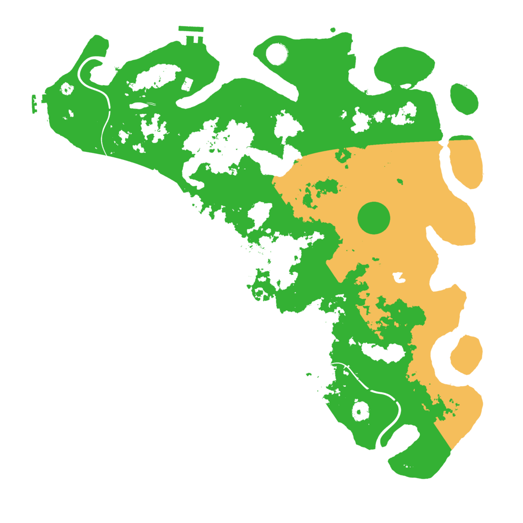 Biome Rust Map: Procedural Map, Size: 4250, Seed: 13826