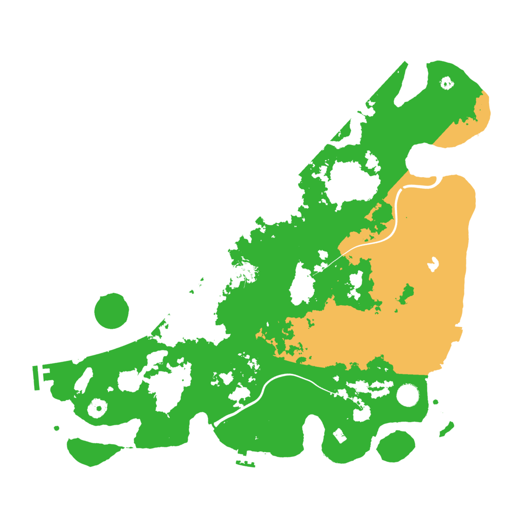 Biome Rust Map: Procedural Map, Size: 4009, Seed: 210000