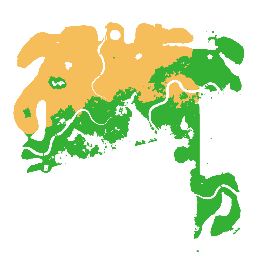 Biome Rust Map: Procedural Map, Size: 4500, Seed: 45643