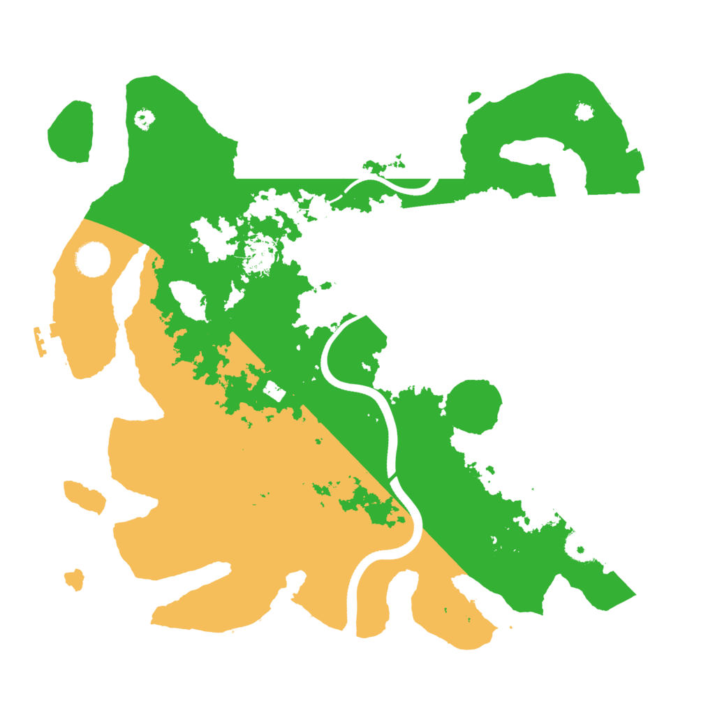 Biome Rust Map: Procedural Map, Size: 3600, Seed: 651814047