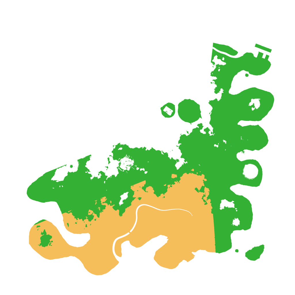 Biome Rust Map: Procedural Map, Size: 3500, Seed: 1651590945