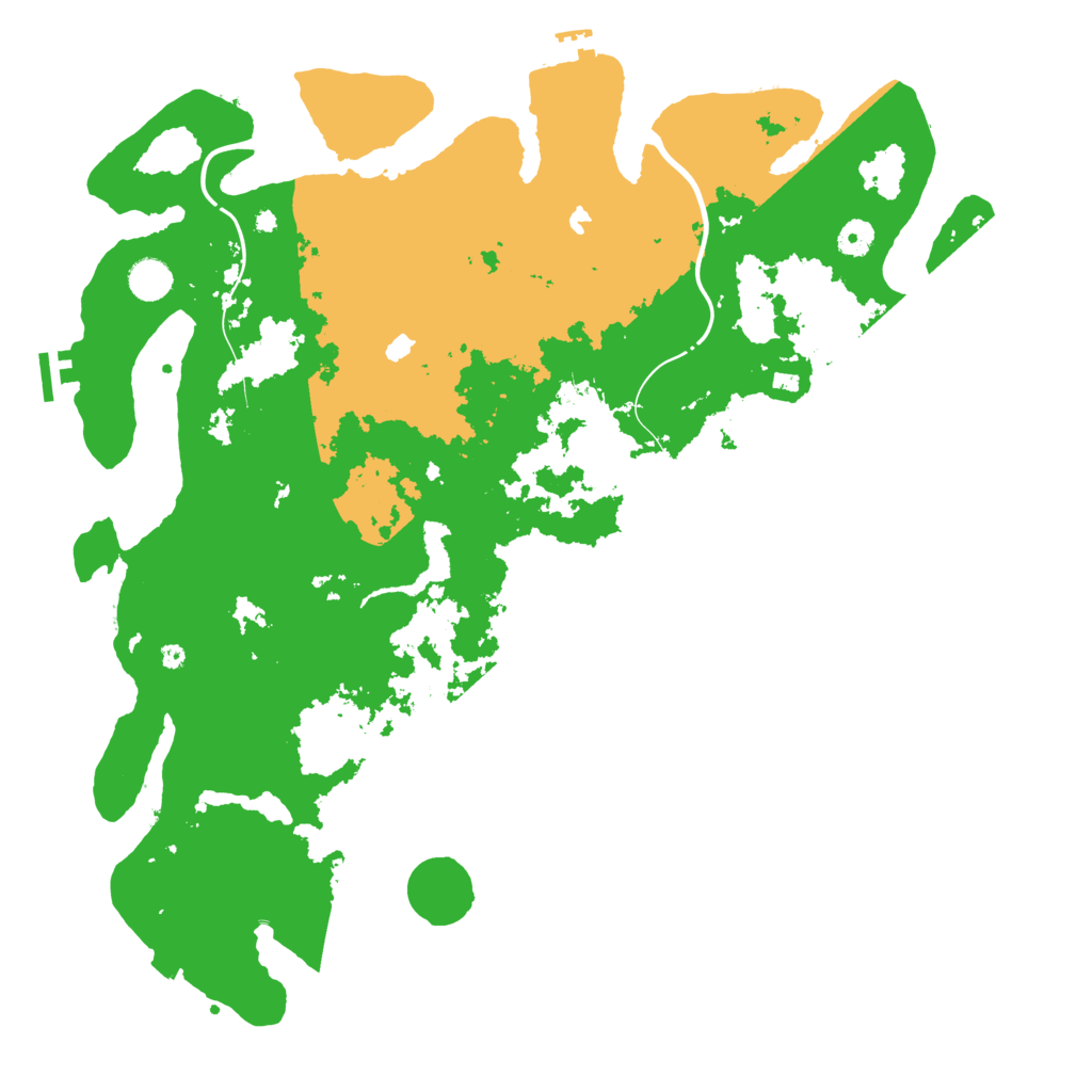 Biome Rust Map: Procedural Map, Size: 4500, Seed: 2016265332
