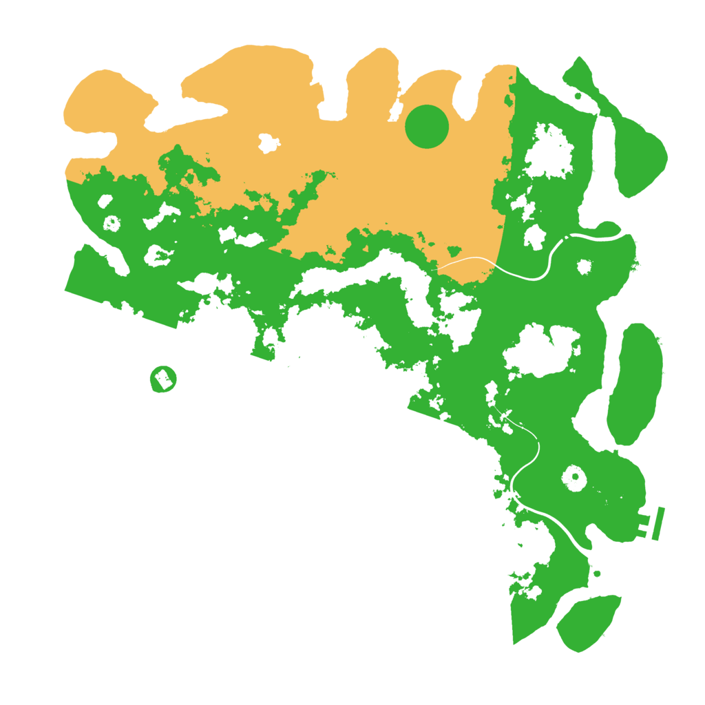 Biome Rust Map: Procedural Map, Size: 4250, Seed: 428261538
