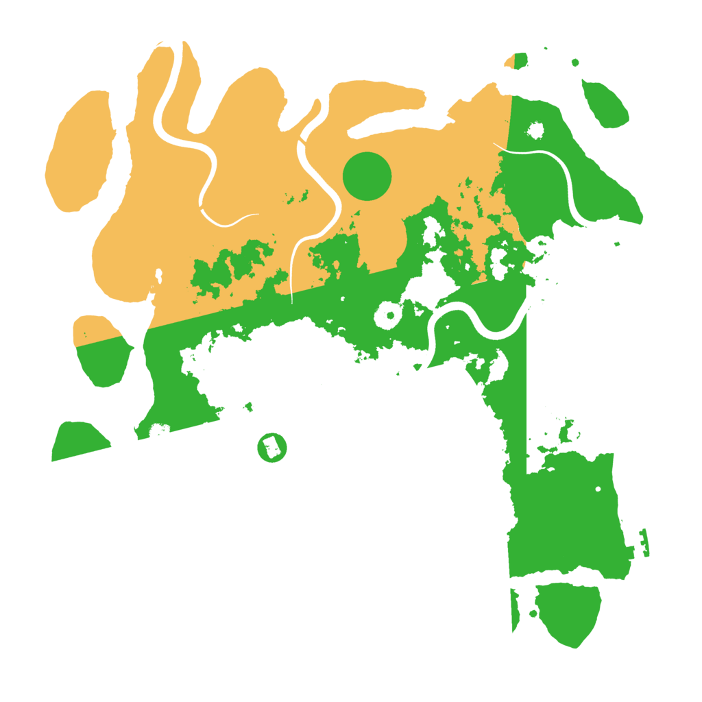 Biome Rust Map: Procedural Map, Size: 3800, Seed: 650102656