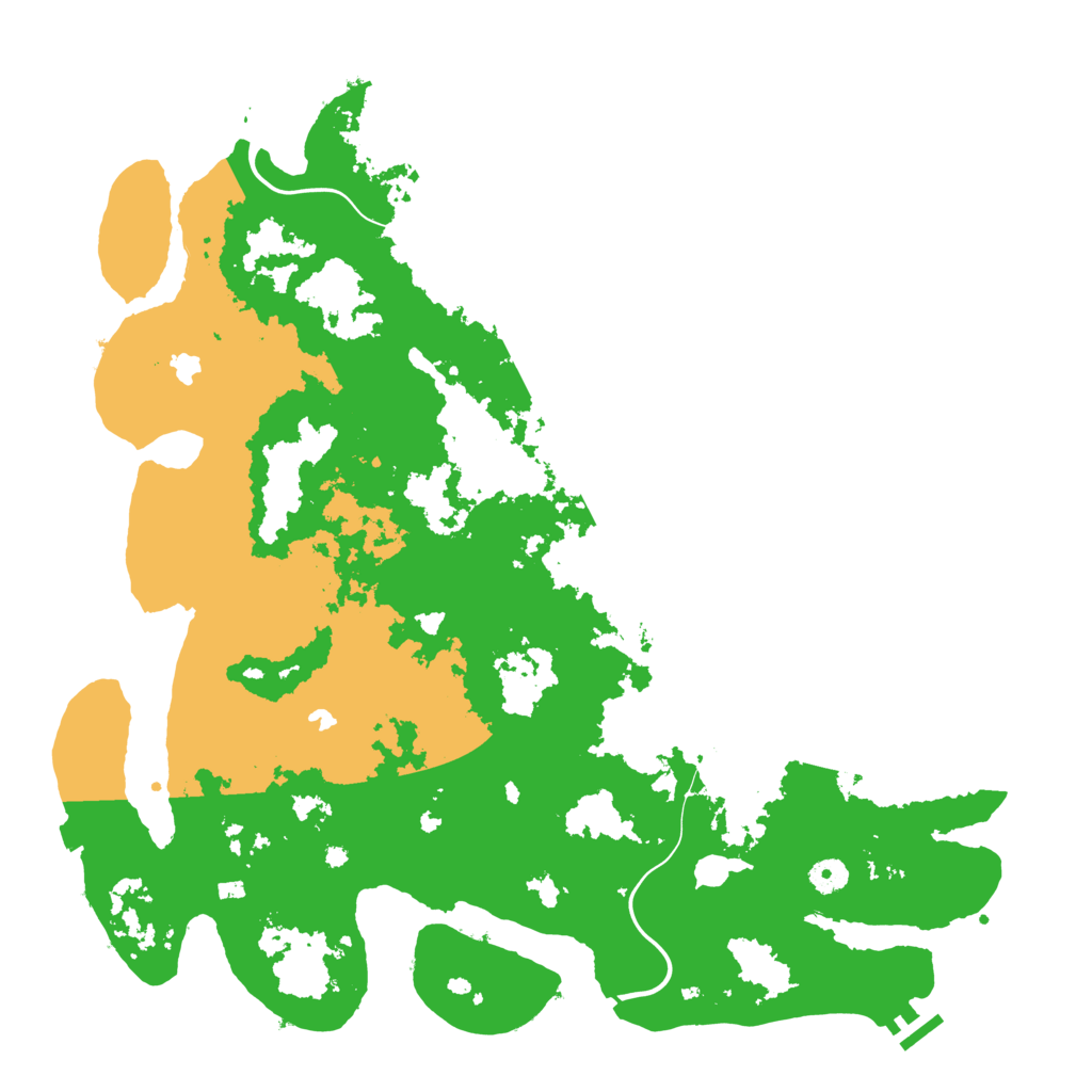 Biome Rust Map: Procedural Map, Size: 4500, Seed: 217