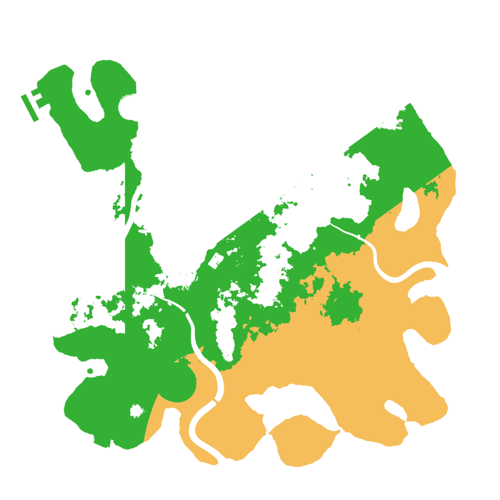 Biome Rust Map: Procedural Map, Size: 3500, Seed: 1368773364