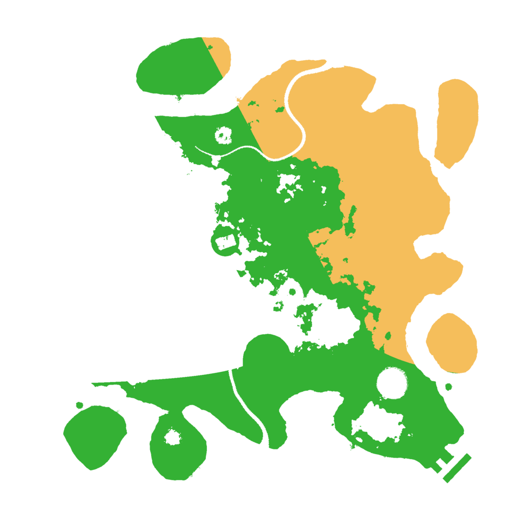 Biome Rust Map: Procedural Map, Size: 3000, Seed: 1942342943