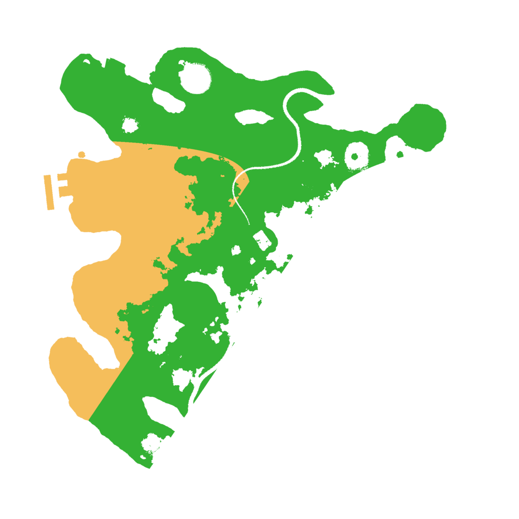 Biome Rust Map: Procedural Map, Size: 3000, Seed: 554234259