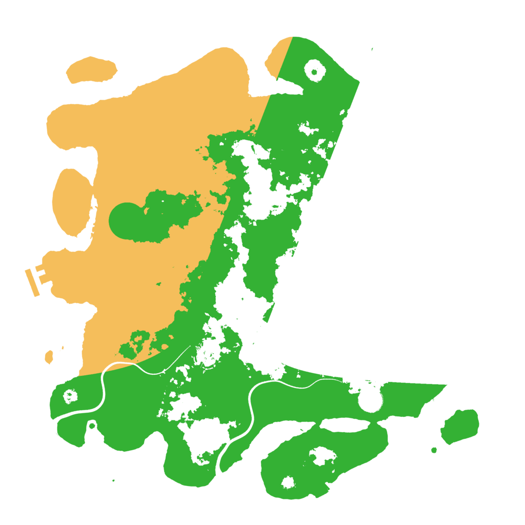 Biome Rust Map: Procedural Map, Size: 3750, Seed: 27178