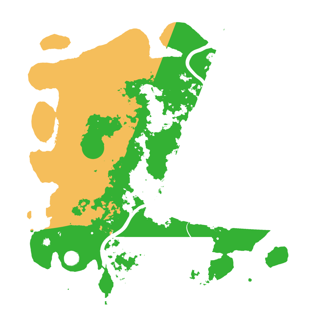 Biome Rust Map: Procedural Map, Size: 3750, Seed: 27178