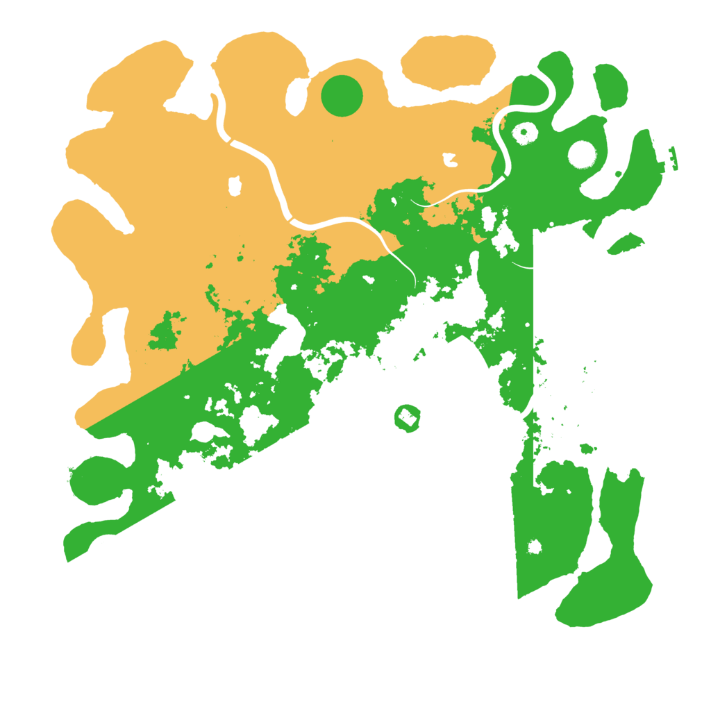 Biome Rust Map: Procedural Map, Size: 4500, Seed: 652490501