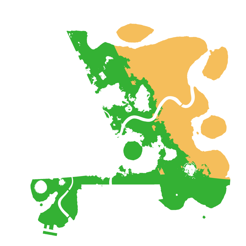 Biome Rust Map: Procedural Map, Size: 3500, Seed: 1210391980