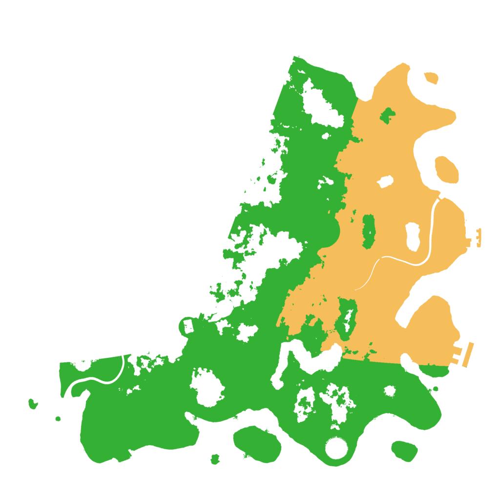 Biome Rust Map: Procedural Map, Size: 4000, Seed: 45789