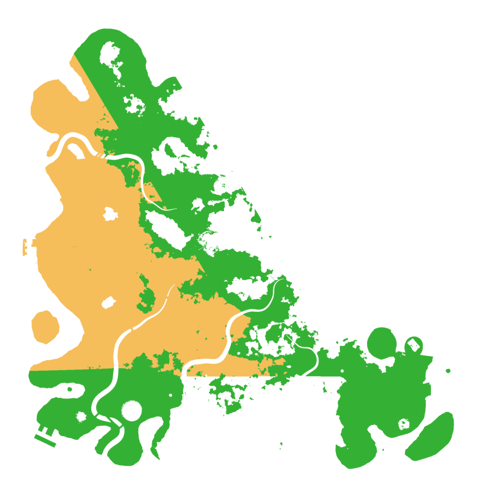 Biome Rust Map: Procedural Map, Size: 4500, Seed: 295434