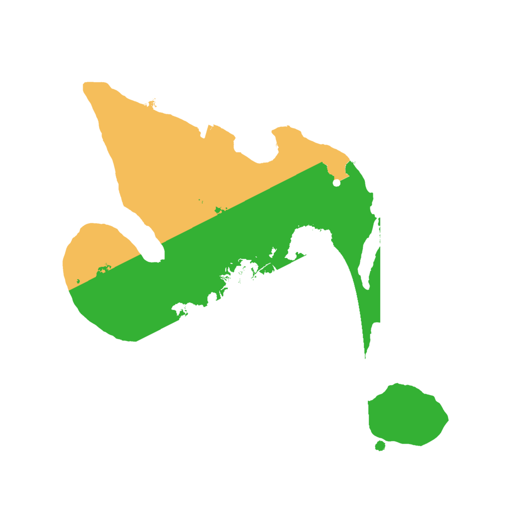 Biome Rust Map: Procedural Map, Size: 2000, Seed: 1241241525