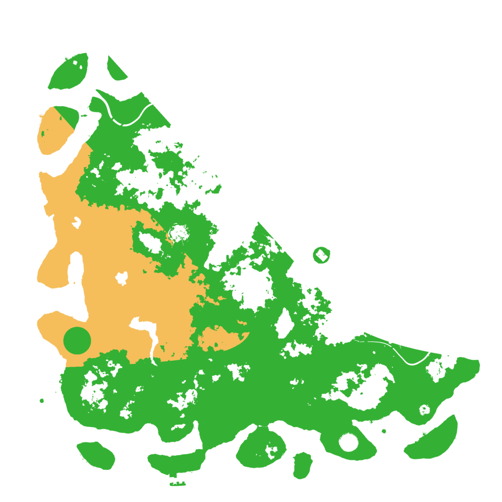 Biome Rust Map: Procedural Map, Size: 4800, Seed: 1201222877