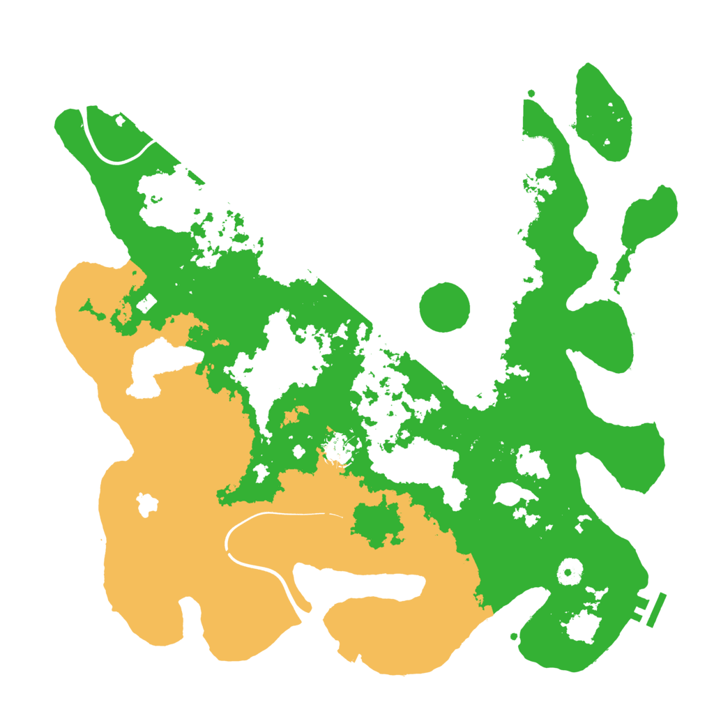 Biome Rust Map: Procedural Map, Size: 4000, Seed: 50090000