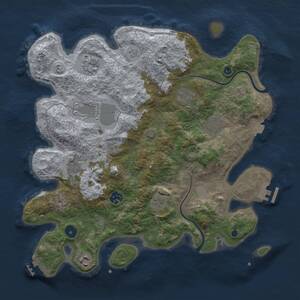 Thumbnail Rust Map: Procedural Map, Size: 3750, Seed: 275778990, 15 Monuments