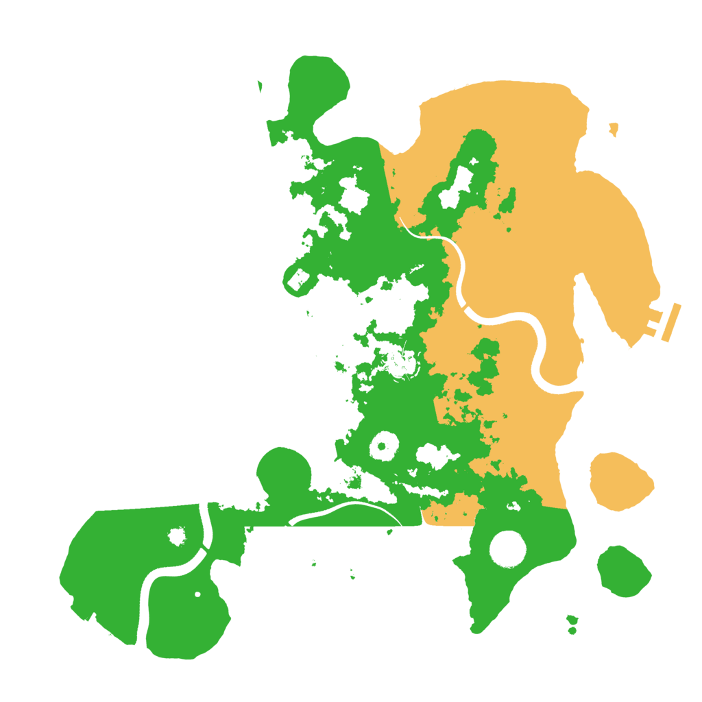 Biome Rust Map: Procedural Map, Size: 3600, Seed: 783337983