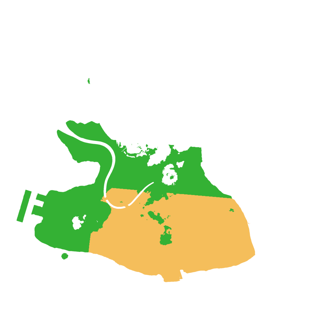 Biome Rust Map: Procedural Map, Size: 2000, Seed: 26075463