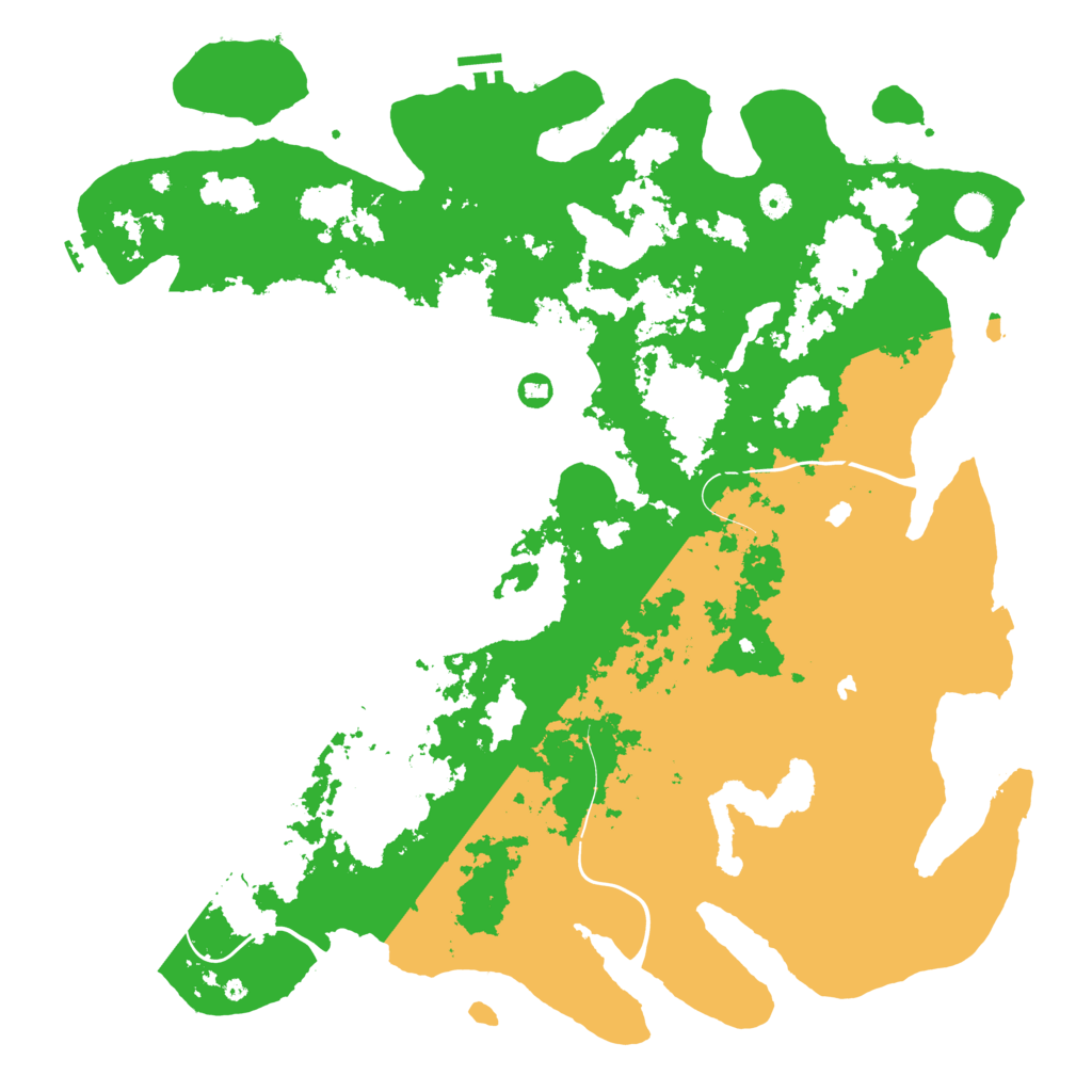 Biome Rust Map: Procedural Map, Size: 5000, Seed: 251124
