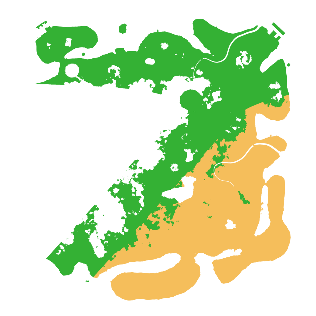 Biome Rust Map: Procedural Map, Size: 4000, Seed: 1869576