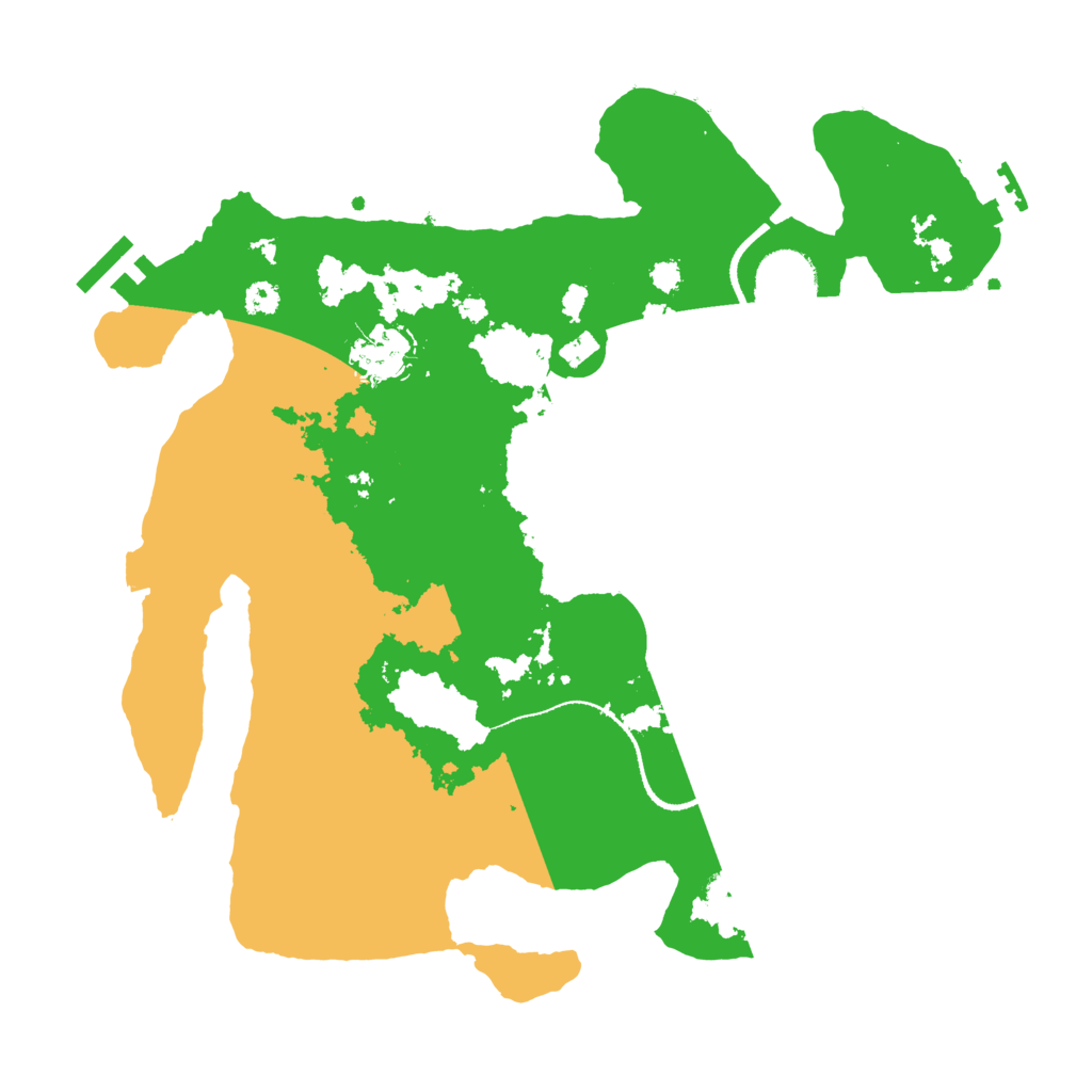 Biome Rust Map: Procedural Map, Size: 3200, Seed: 225161381