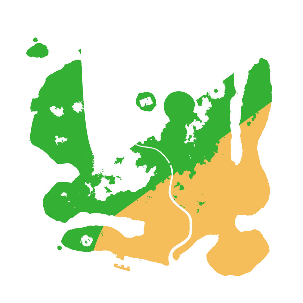 Biome Rust Map: Procedural Map, Size: 2700, Seed: 162406628