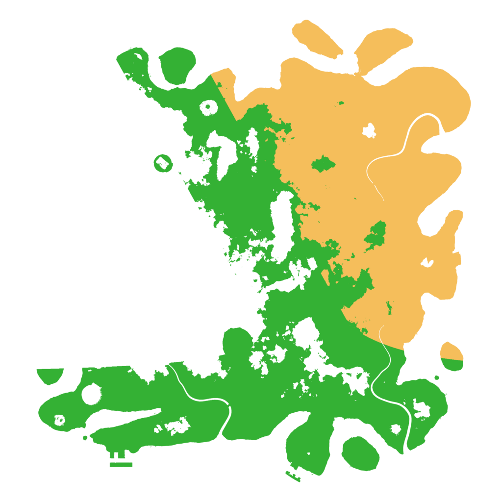 Biome Rust Map: Procedural Map, Size: 4500, Seed: 434573368