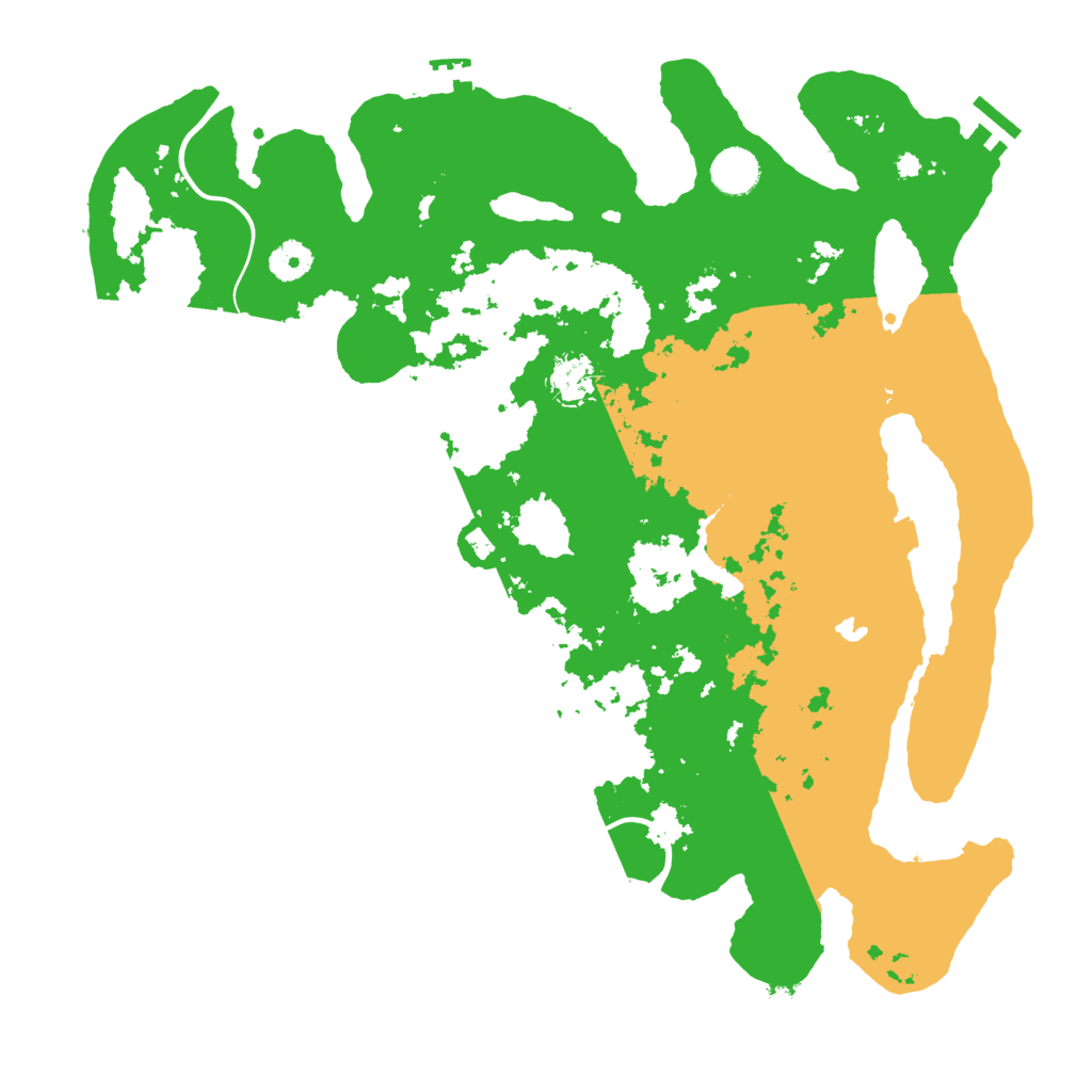 Biome Rust Map: Procedural Map, Size: 4000, Seed: 392096404