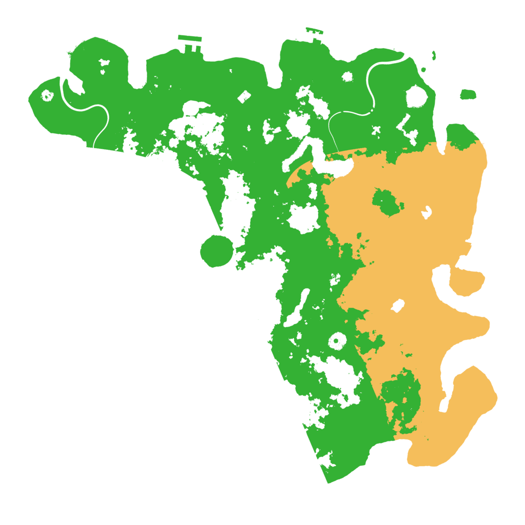 Biome Rust Map: Procedural Map, Size: 4500, Seed: 1099791334