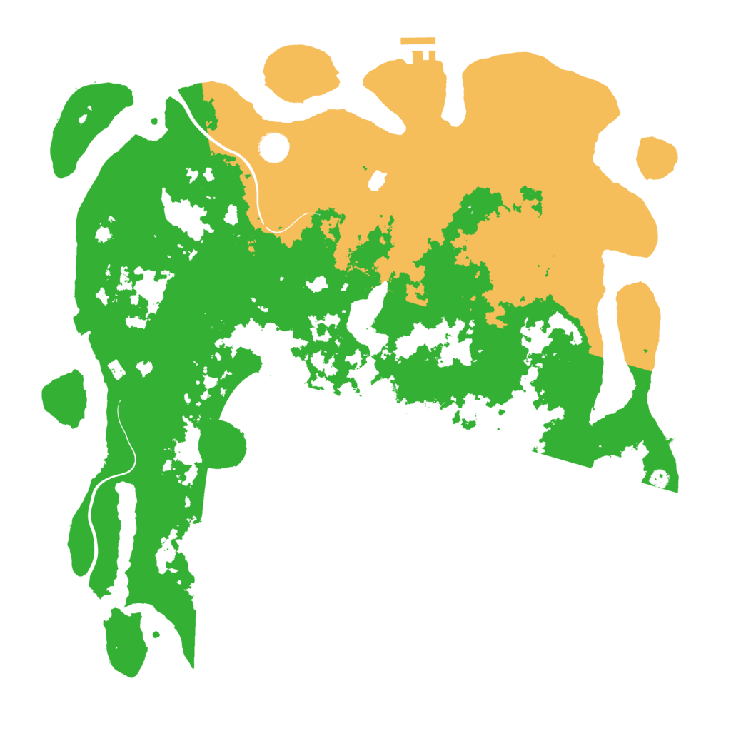 Biome Rust Map: Procedural Map, Size: 4250, Seed: 195767022