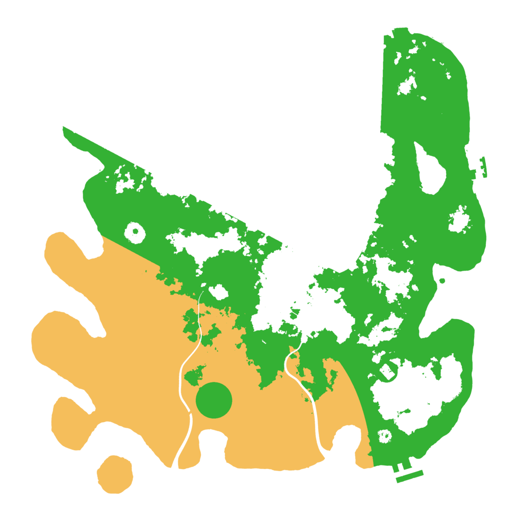 Biome Rust Map: Procedural Map, Size: 3800, Seed: 1716428654