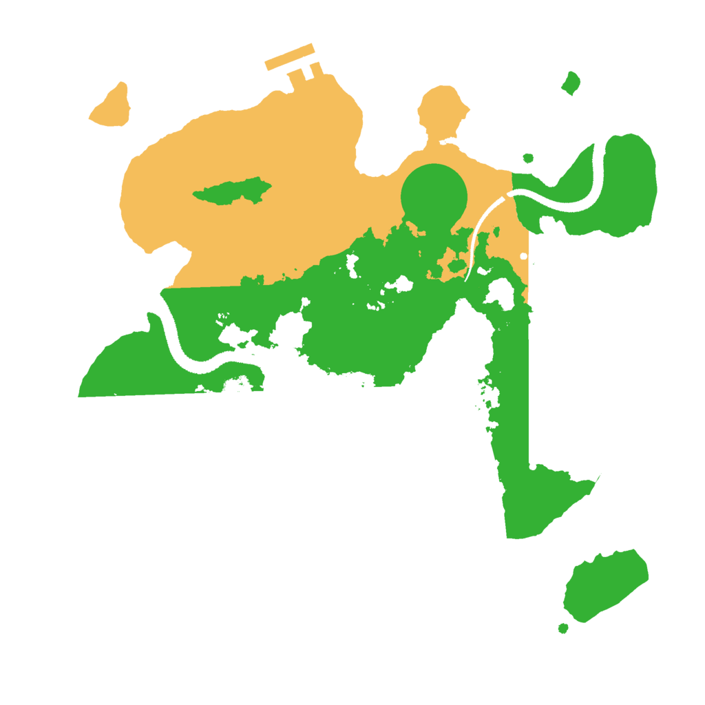 Biome Rust Map: Procedural Map, Size: 2800, Seed: 2118935881