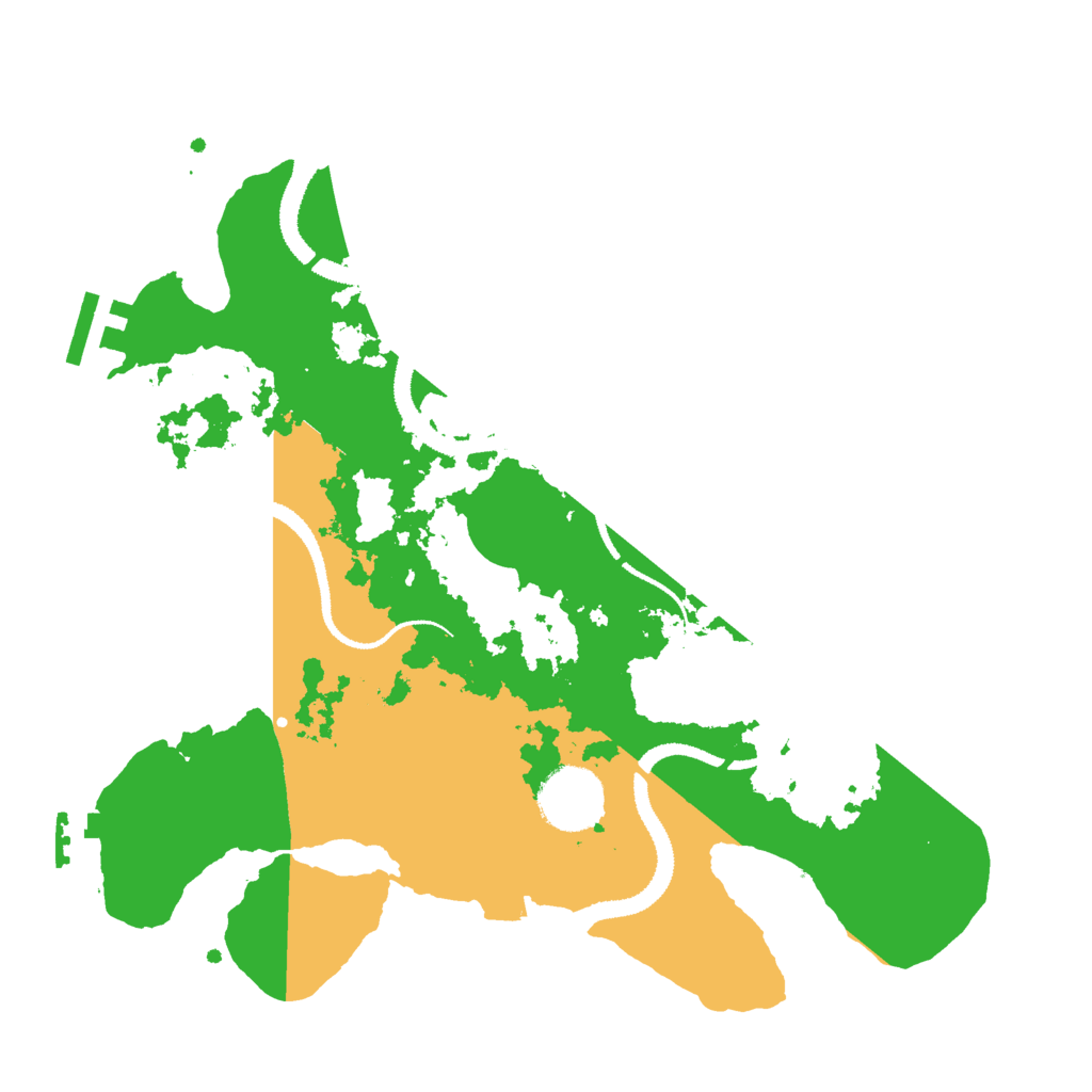 Biome Rust Map: Procedural Map, Size: 3000, Seed: 667589085