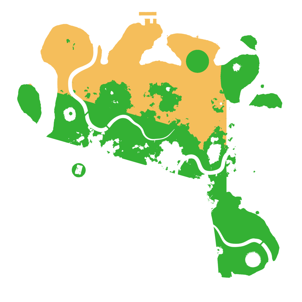 Biome Rust Map: Procedural Map, Size: 3478, Seed: 2147483647