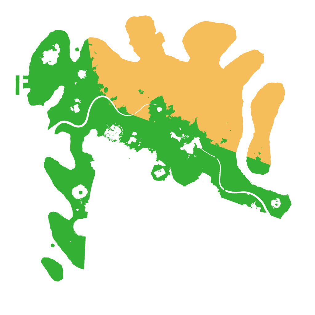 Biome Rust Map: Procedural Map, Size: 3300, Seed: 1542906088